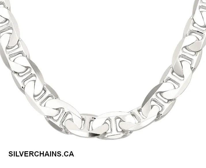 MENS 925 SILVER MARINER CHAIN