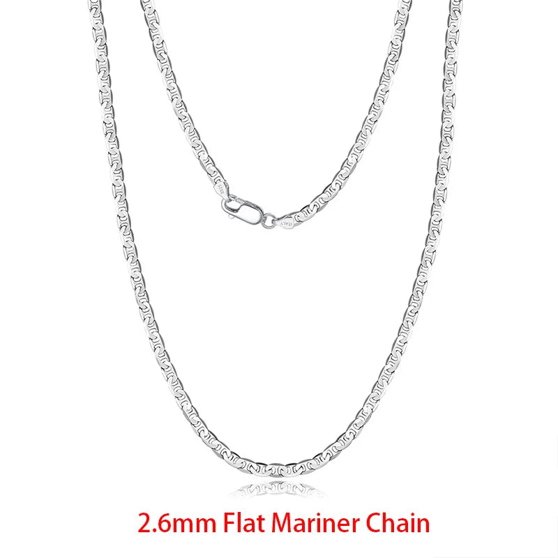REAL SILVER MARINER CHAINS
