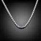 Round Box Chain Sterling 925 Silver