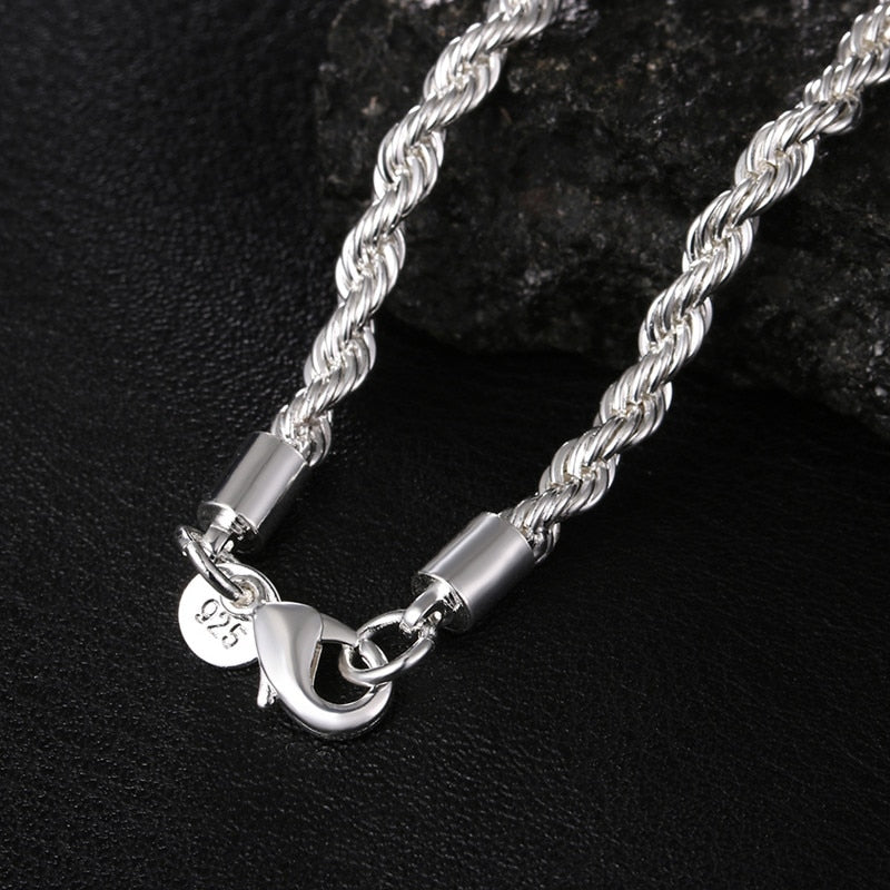 Rope Chain Sterling 925 Silver