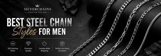 Best Steel Chain Styles for Men (2026 Guide) - Silver Chains Canada 🍁