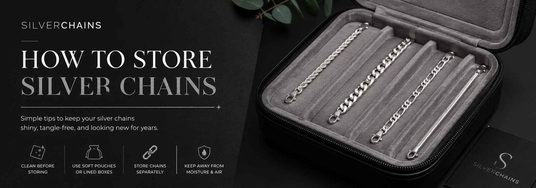 How to Store Silver Chains Properly to Prevent Tarnish & Tangling - Silver Chains Canada 🍁