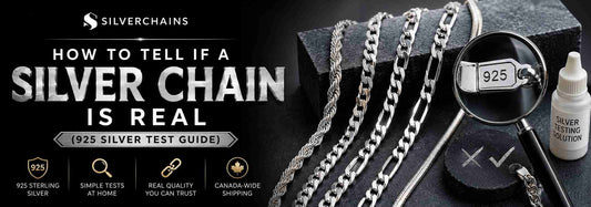 How to Tell If a Silver Chain Is Real (925 Silver Test Guide) - Silver Chains Canada 🍁