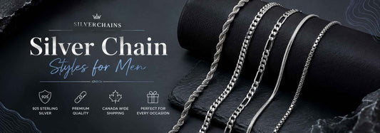 Silver Chain Styles for Men: How to Choose the Right Chain - Silver Chains Canada 🍁