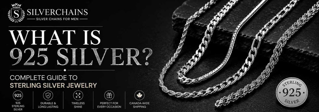 What Is 925 Silver? Complete Guide to Sterling Silver Jewellery - Silver Chains Canada 🍁