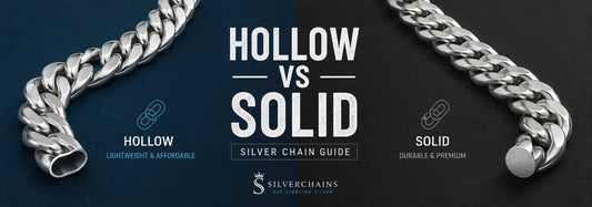 What Is the Difference Between Hollow and Solid Silver Chains? - Silver Chains Canada 🍁