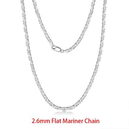 REAL SILVER MARINER CHAINS