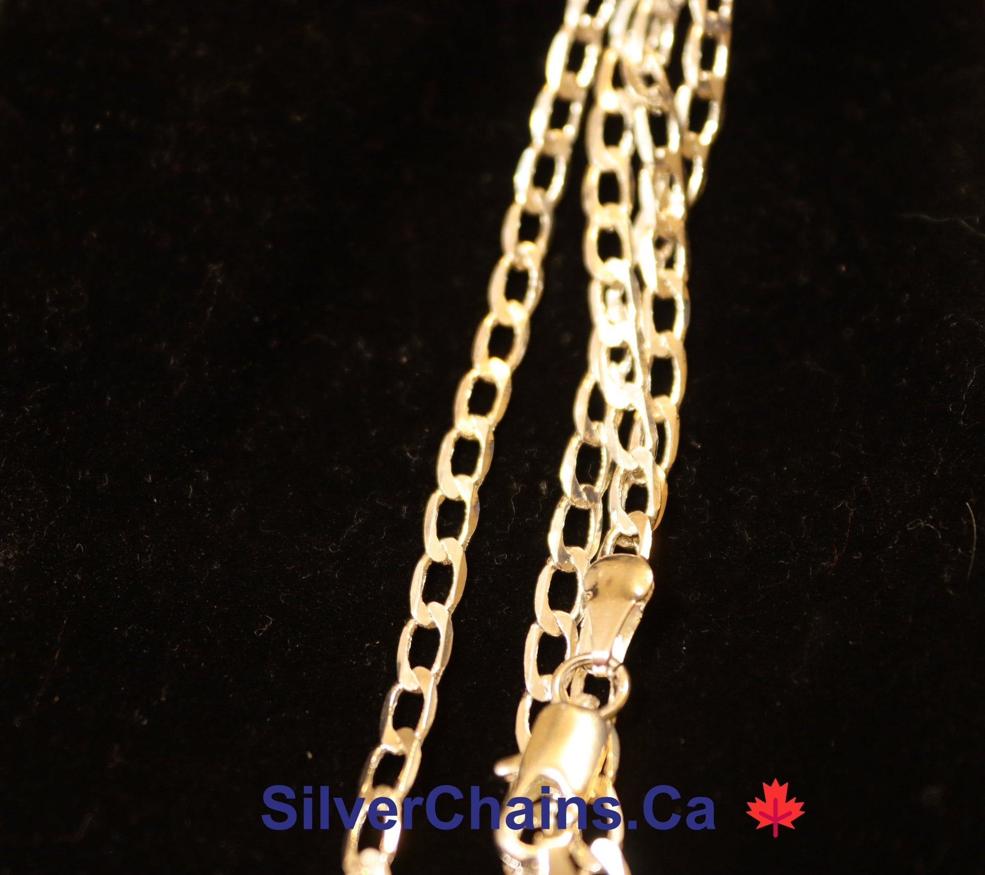 Curb Chain Sterling 925 Silver - Silver Chains Canada 🍁