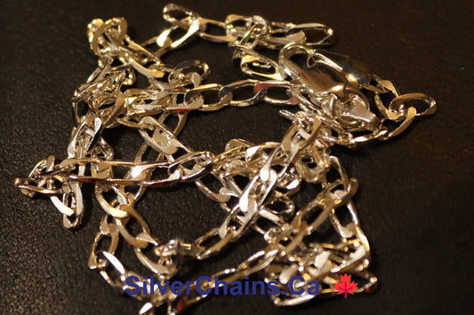 Curb Chain Sterling 925 Silver - Silver Chains Canada 🍁
