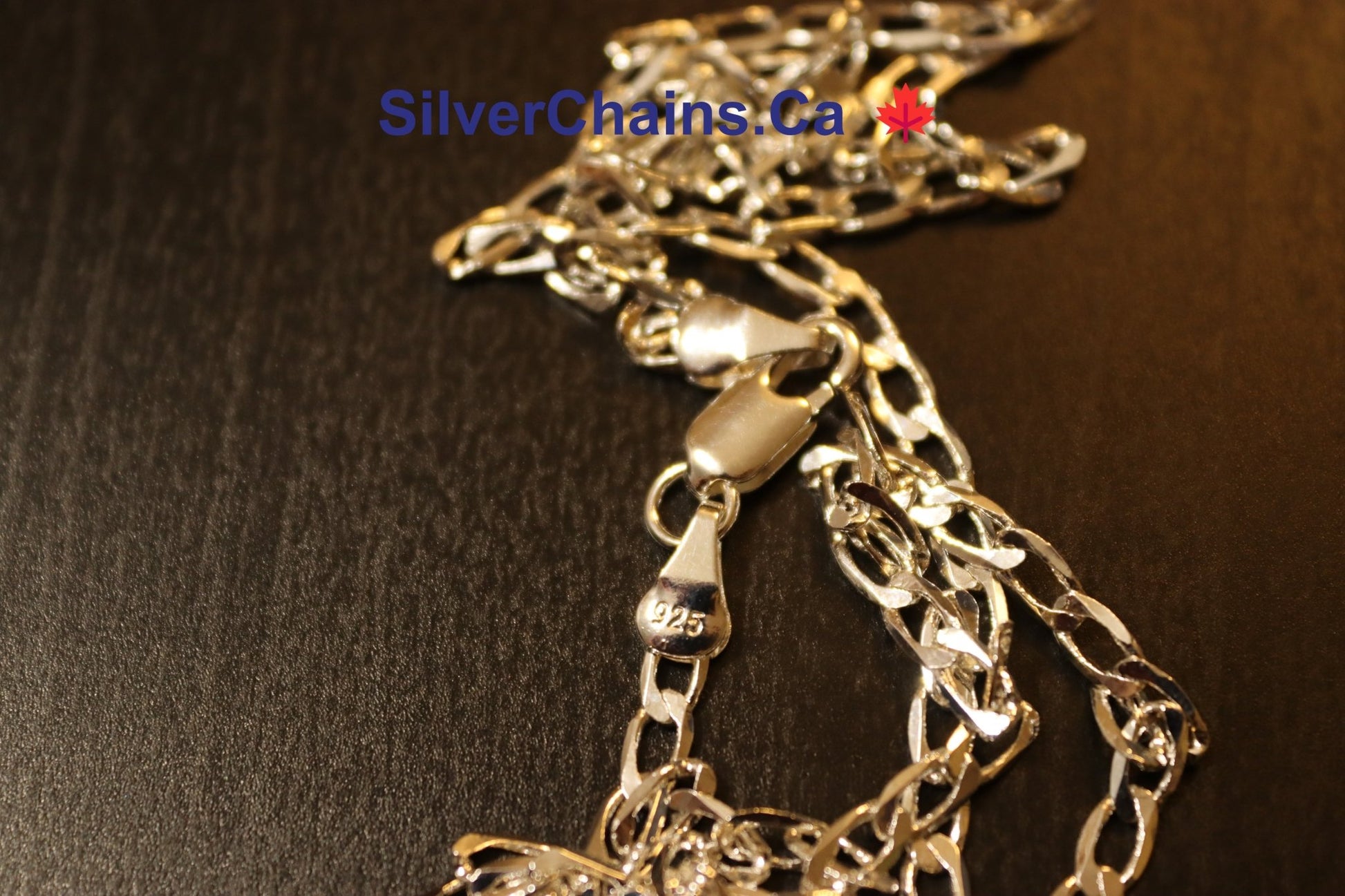 Curb Chain Sterling 925 Silver - Silver Chains Canada 🍁