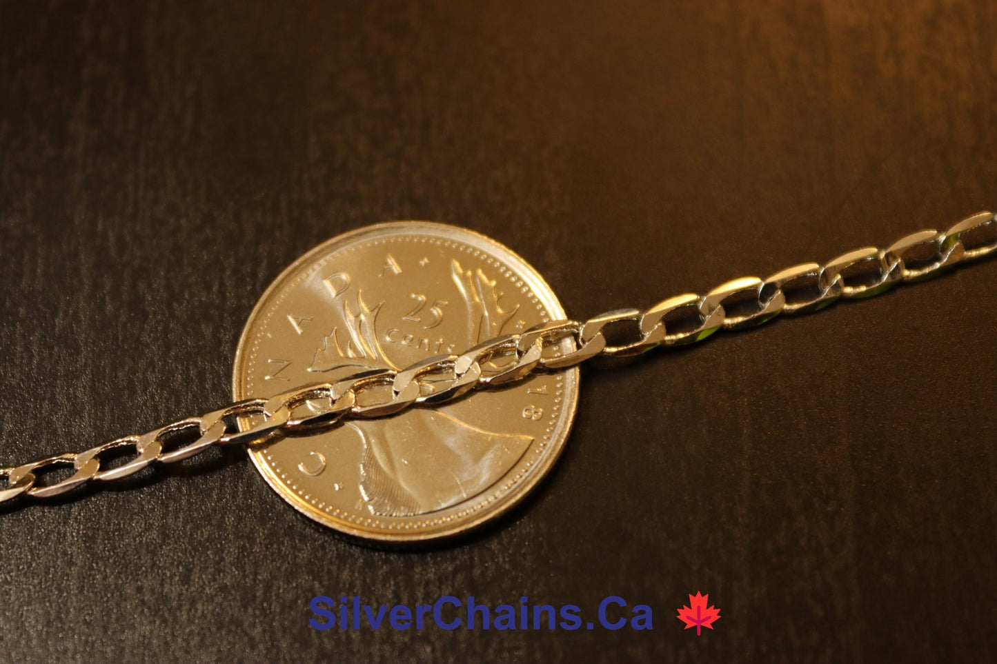 Curb Chain Sterling 925 Silver - Silver Chains Canada 🍁