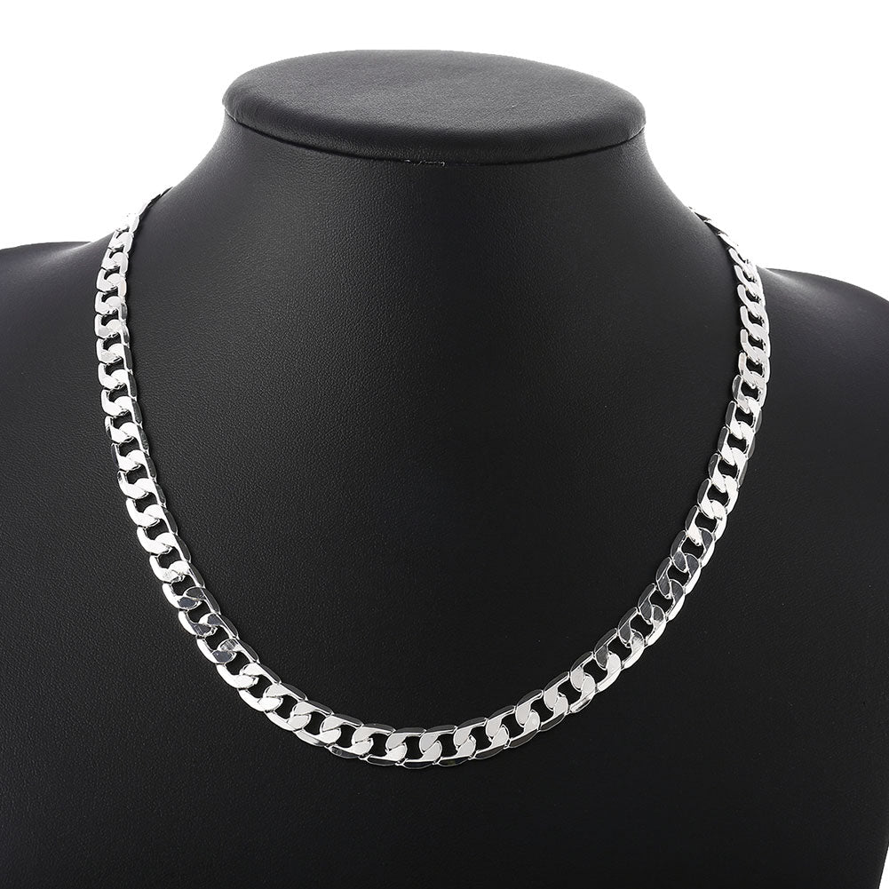Curb Chain Sterling 925 Silver - Silver Chains Canada 🍁