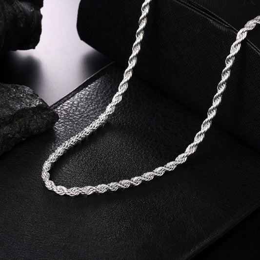 Rope Chain Sterling 925 Silver - Silver Chains Canada 🍁