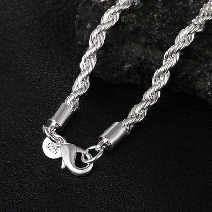 Rope Chain Sterling 925 Silver - Silver Chains Canada 🍁