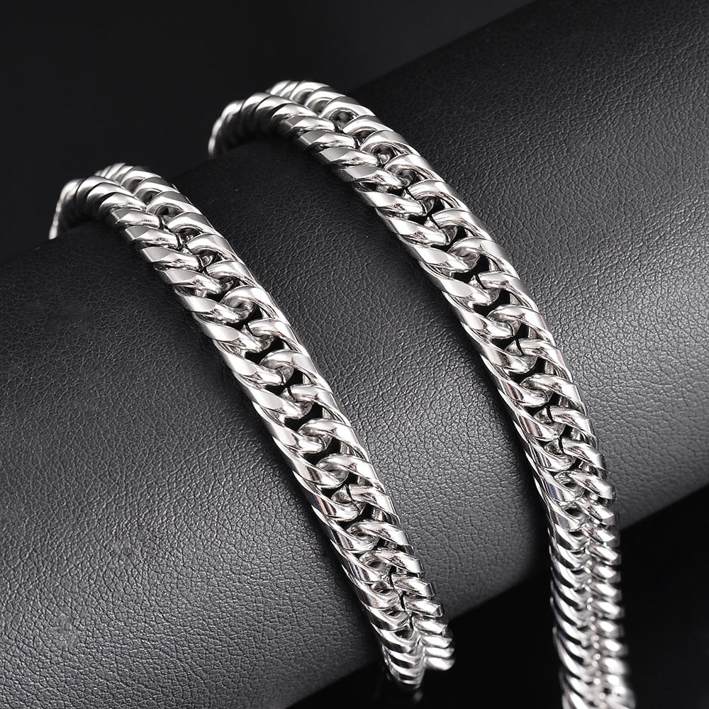 Steel Cuban Chain - Silver Chains Canada 🍁
