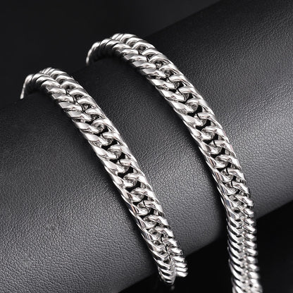 Steel Cuban Chain - Silver Chains Canada 🍁