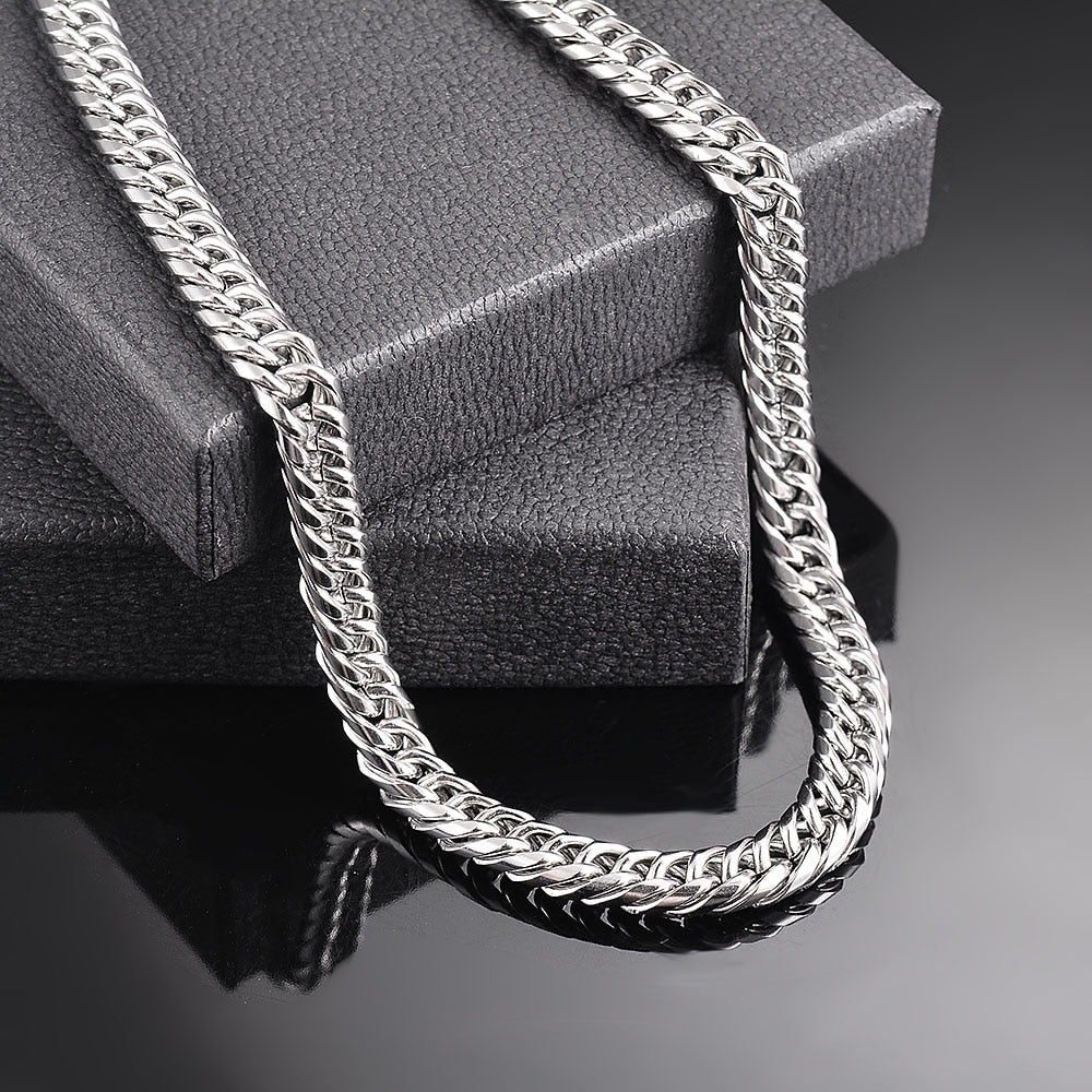 Steel Cuban Chain - Silver Chains Canada 🍁