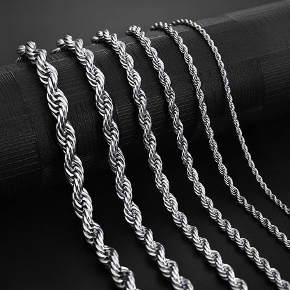 Steel Rope Chain - Silver Chains Canada 🍁