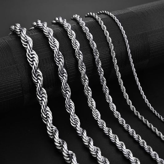 Steel Rope Chain - Silver Chains Canada 🍁