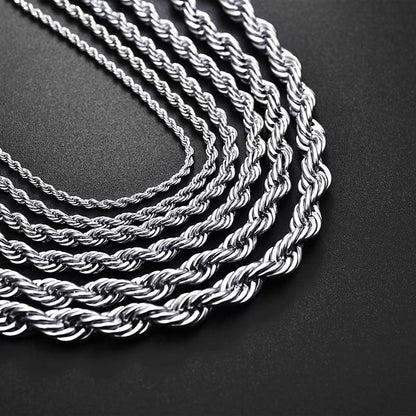 Steel Rope Chain - Silver Chains Canada 🍁